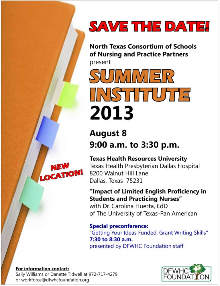 Summer Institute set for August 8