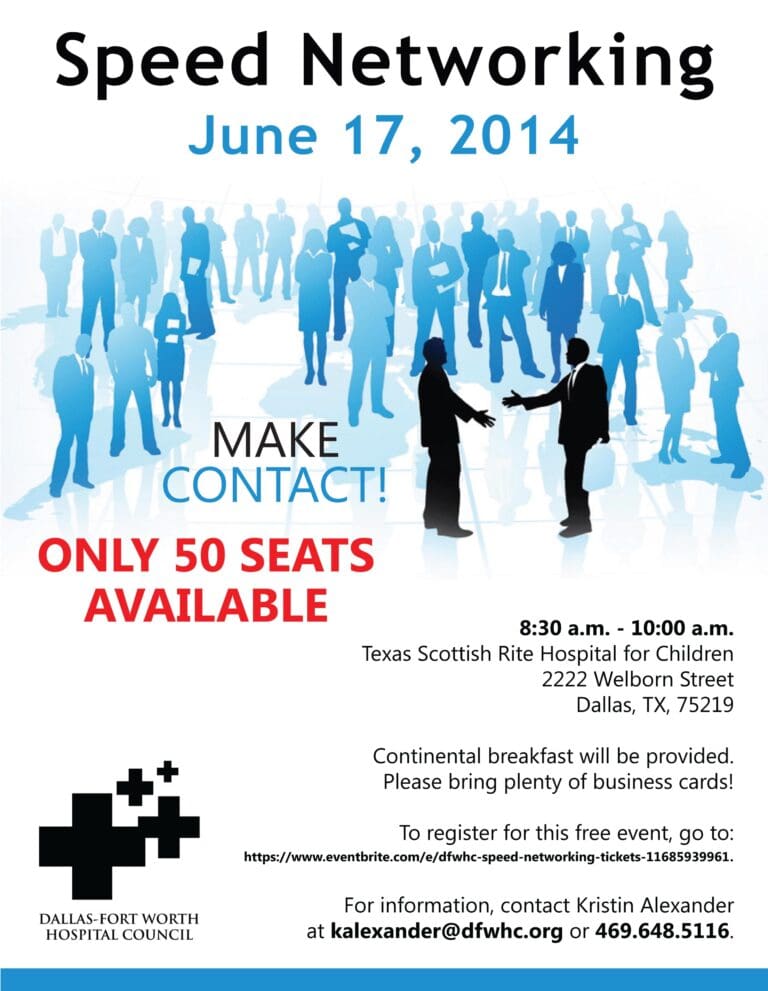 DFWHC Speed Networking set for June 17
