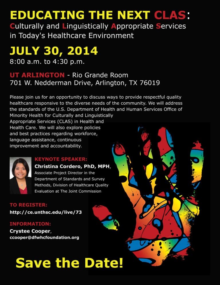 Culturally and Linguistically Appropriate Services Symposium set for July 30