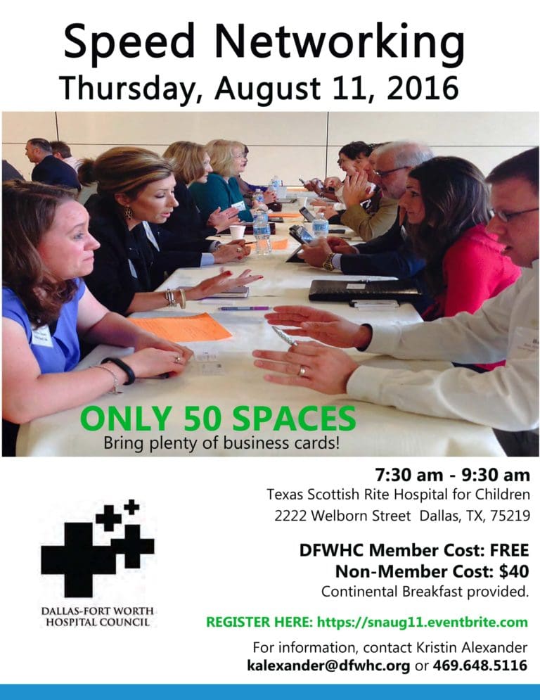 Bring your business cards – Speed Networking set for Aug. 11!