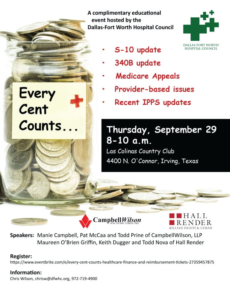 Don’t forget DFWHC’s Hot Topic meeting on Sept. 29