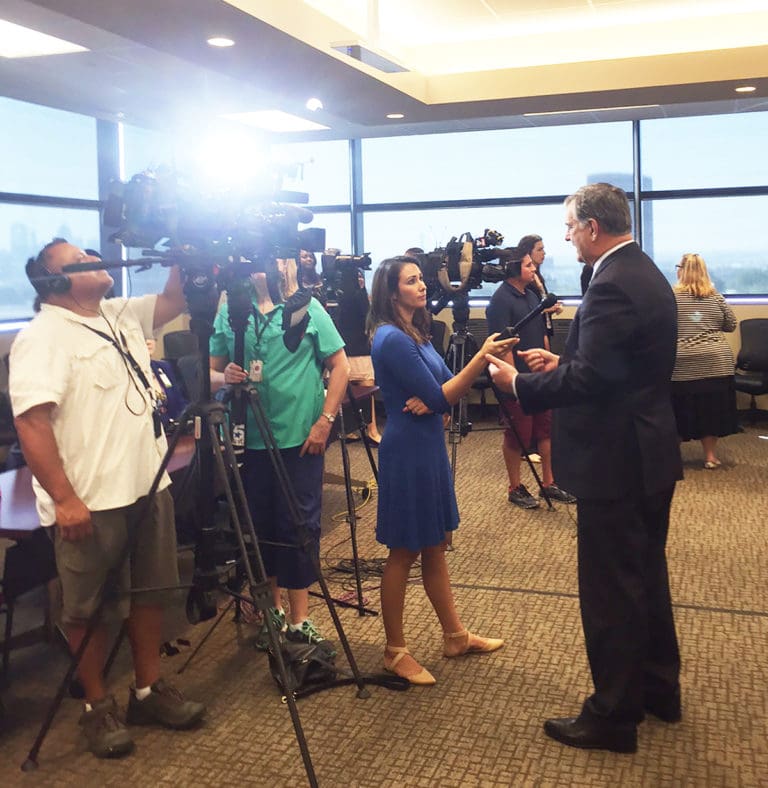 NBC’s Bianca Castro covers DFWHC’s “Growing Little Minds” campaign