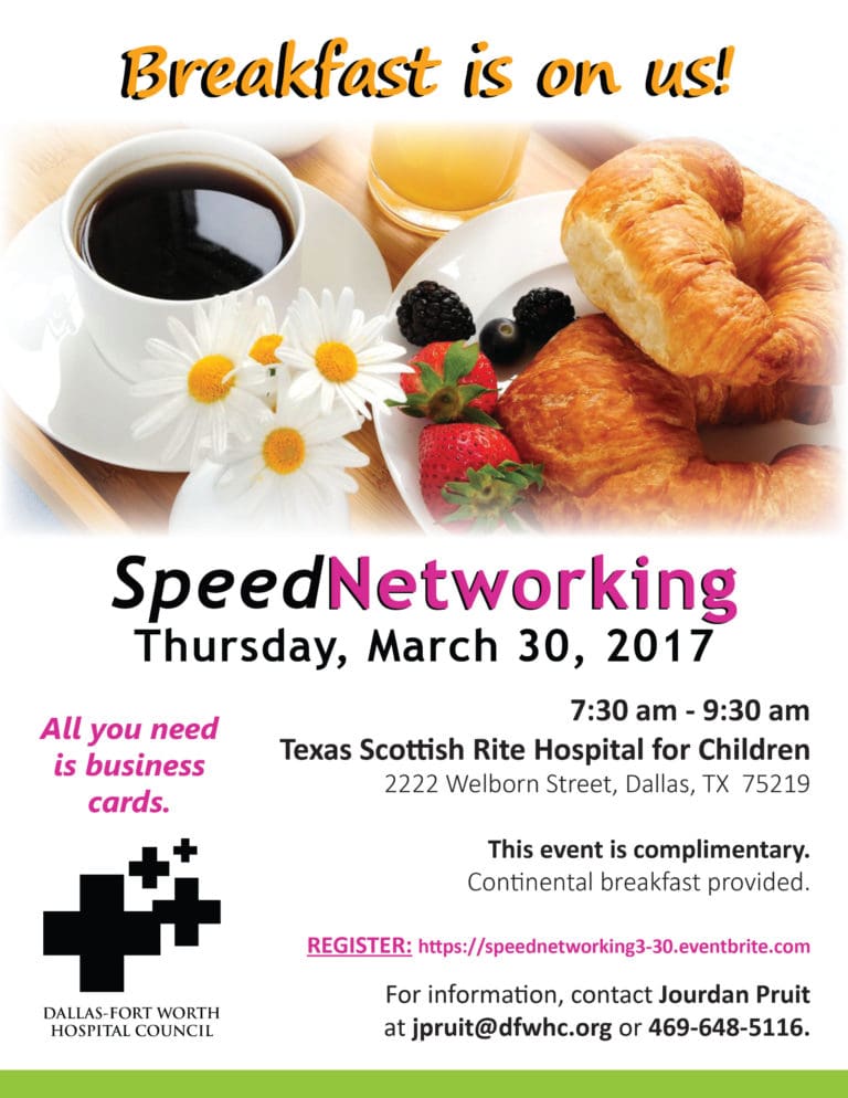 Last chance to register for March 30 Speed Networking