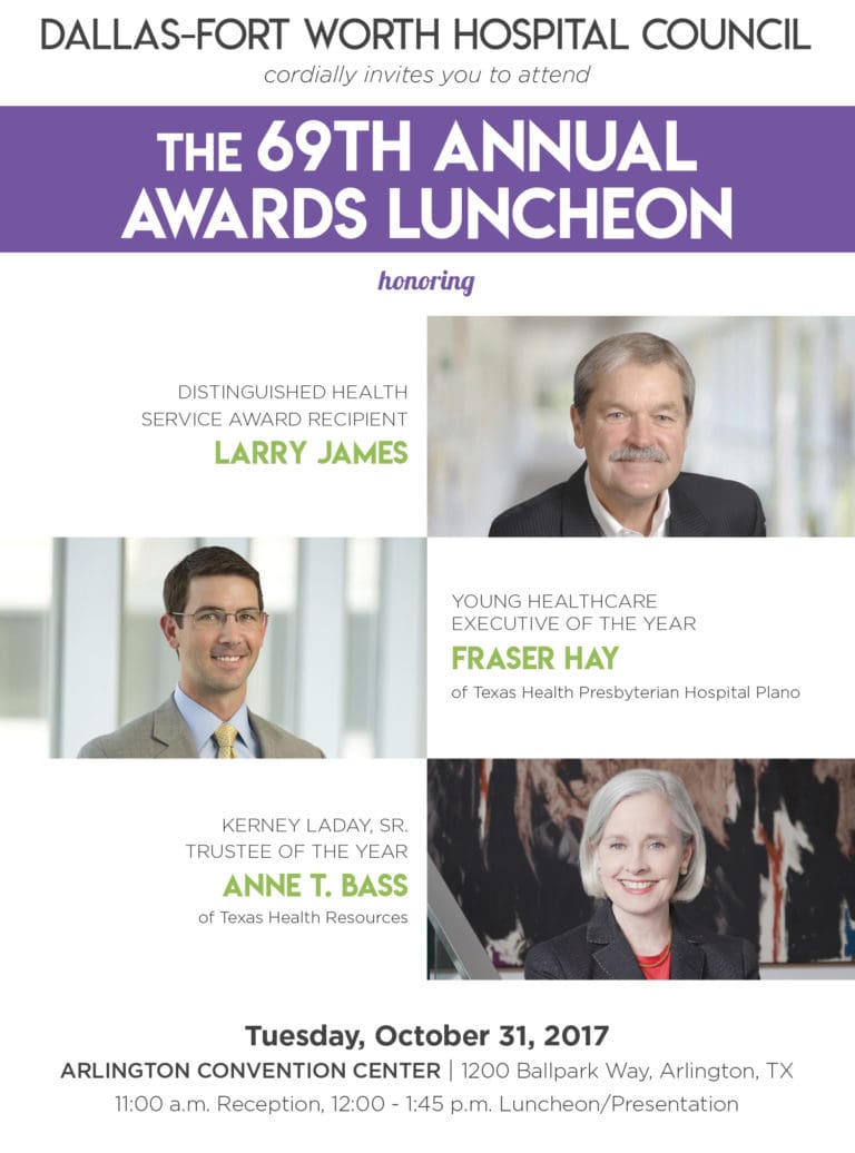 Tickets/tables now available to DFWHC’s Annual Awards Luncheon