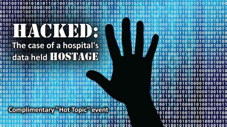 One week until “HACKED Hospital Data” – event expected to sellout