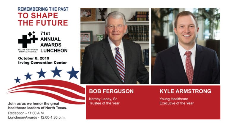 Kyle Armstrong and Bob Ferguson named DFWHC award recipients