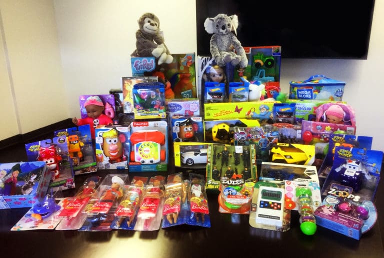 DFWHC makes holiday donation to “Toys for Tots”
