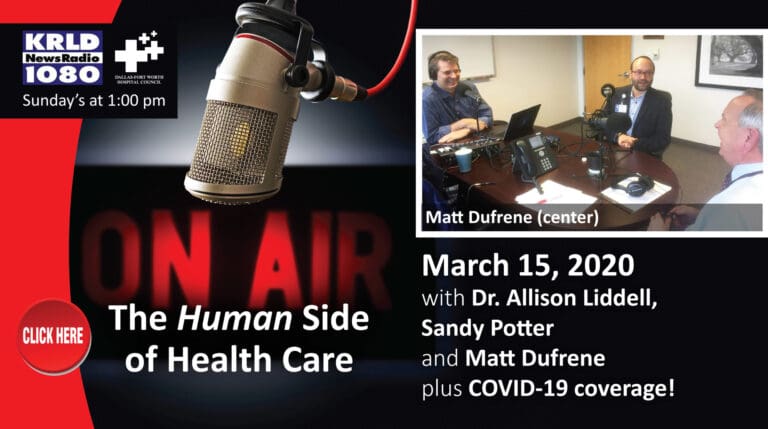 Coronavirus coverage and North Texas Healthy Communities highlight “The Human Side of Health Care”