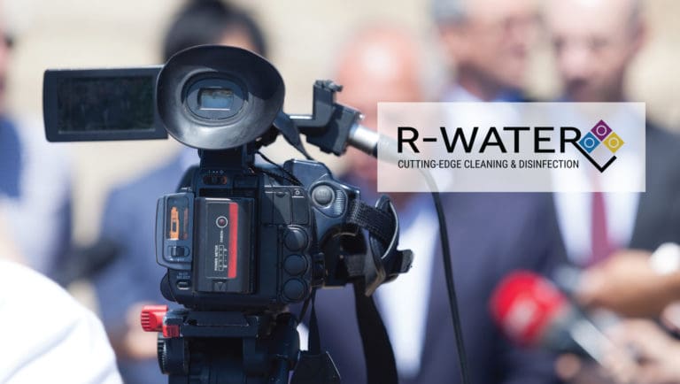 R-Water cleaning system making headlines during outbreak