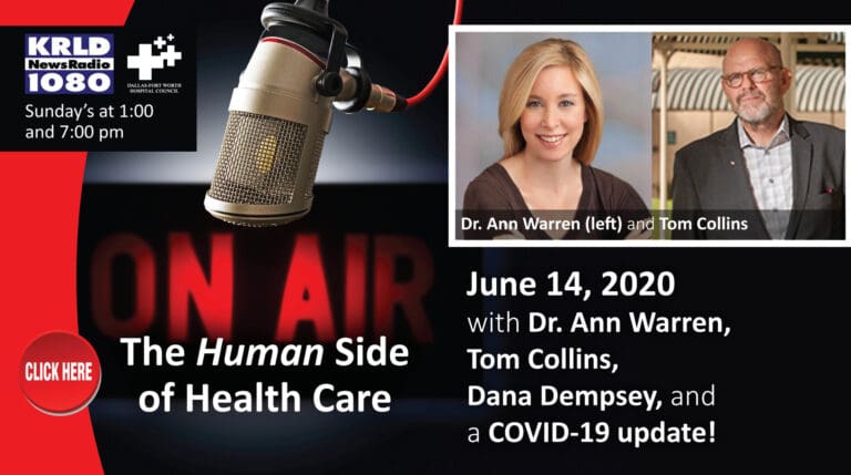 Guests from Baylor S&W, Medical City and TSRHC highlight yesterday’s “Human Side of Health Care”