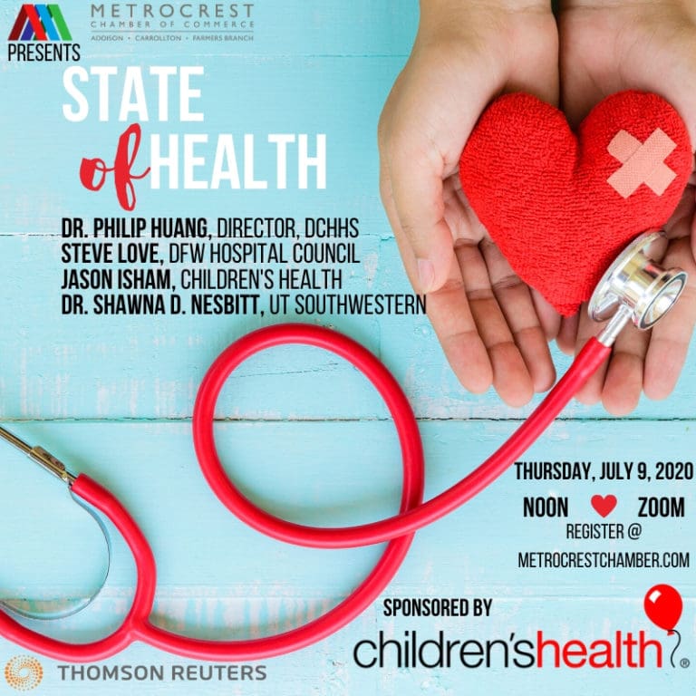 DFWHC’s Love to participate in July 9 “State of Health” event