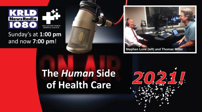 DFWHC’s “The Human Side of Health Care” to continue through 2021 on KRLD 1080 AM