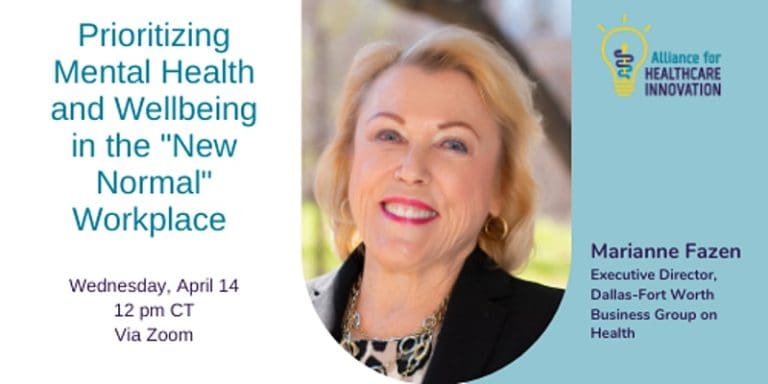 Alliance for Healthcare Innovation webinar set for April 14