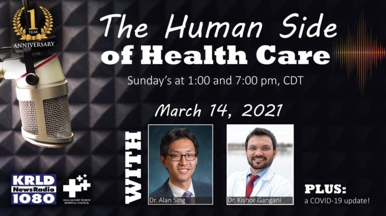Guests from Children’s Health and Texas Health highlight “The Human Side of Health Care”