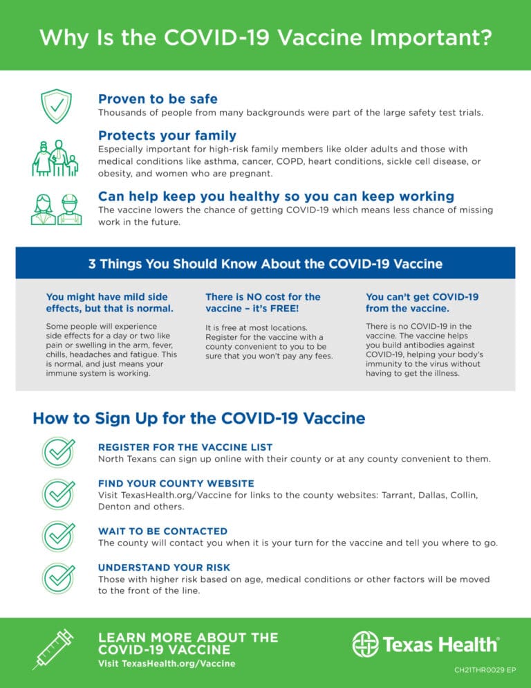 Vaccine registration set for March 13 in Fort Worth
