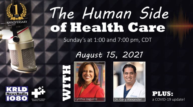 WFAA’s Cynthia Izaguirre details being a “breakthrough” case on “The Human Side of Health Care”