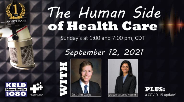 Guests from Prism Health North Texas and Texas Health Resources highlight “The Human Side of Health Care”