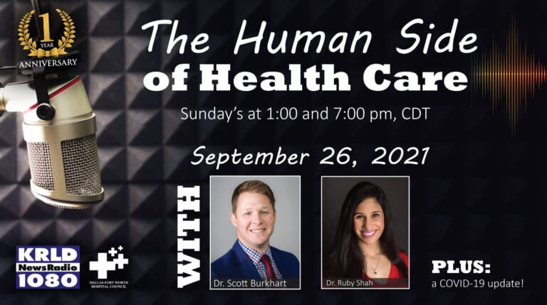 Guests from Children’s Health and Texas Health highlight “The Human Side of Health Care”