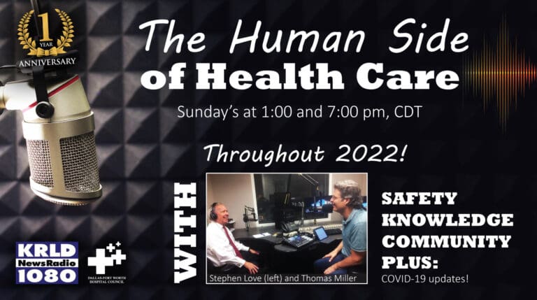 DFWHC’s “The Human Side of Health Care” to continue through 2022 on KRLD 1080 AM