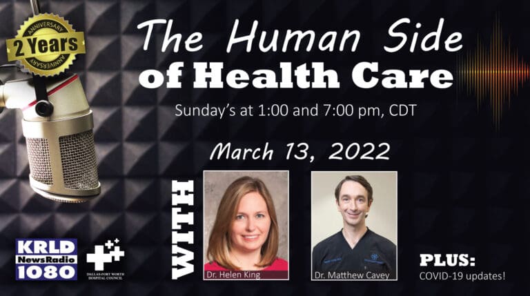 Guests from UTSW and Texas Health highlight “The Human Side of Health Care”