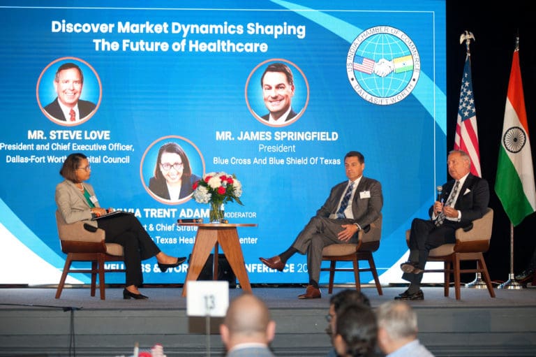 DFWHC’s Love participates in India Chamber of Commerce’s Wellness Conference – great event!