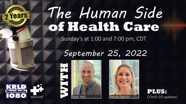 Sepsis awareness with guests from Parkland, JPS and Texas Health highlight “The Human Side of Health Care”
