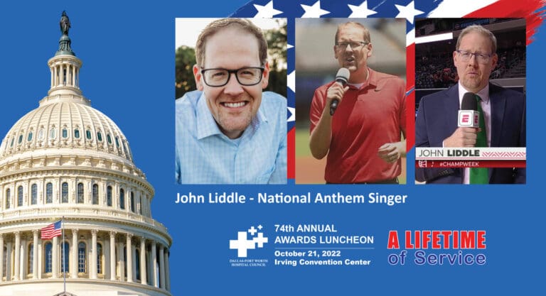 John Liddle to perform National Anthem at DFWHC’s 74th Annual Awards Luncheon on Oct. 21