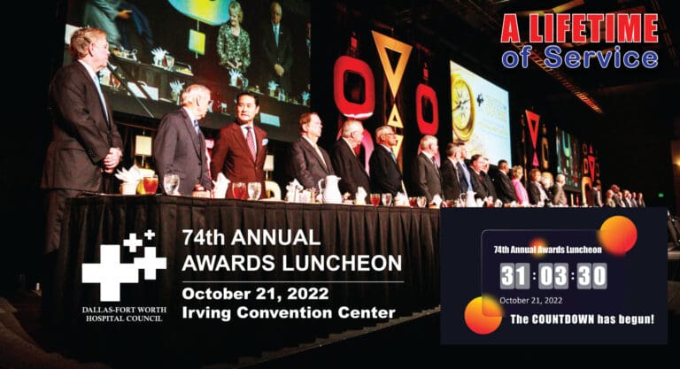 Just one month until DFWHC’s 74th Annual Awards Luncheon!