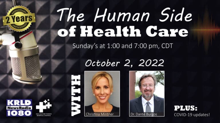 Guests from Parkland Health and Medical City highlight “The Human Side of Health Care”