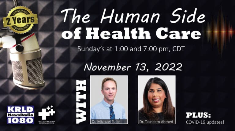 Guests from Texas Health discuss pneumonia and Crohn’s Disease on “The Human Side of Health Care”