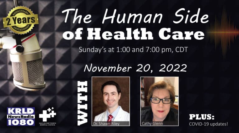 Guests from CareNow and Texas Health discuss road safety and the flu on “The Human Side of Health Care”