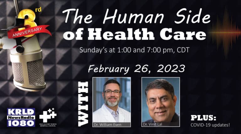 Guests from UTSW and Medical City highlight “The Human Side of Health Care”