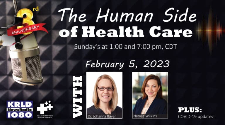 Guests from Methodist, Baylor Scott & White and Cook Children’s highlight “The Human Side of Health Care”