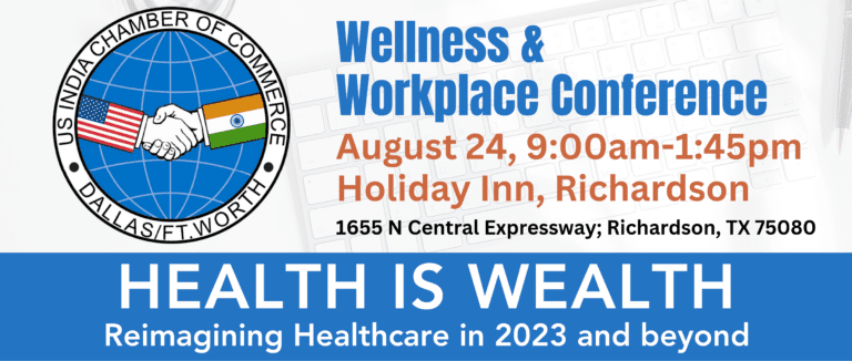 U.S. India Chamber to host “Wellness & Workplace Conference” on Aug. 24