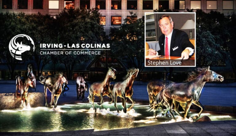 DFWHC’s Stephen Love named Chair-Elect of Greater-Irving Las Colinas Chamber of Commerce