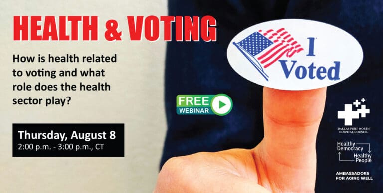 DFWHC webinar “Health & Voting” has been posted online